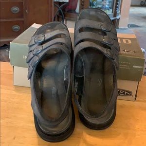 Black leather Sandler’s